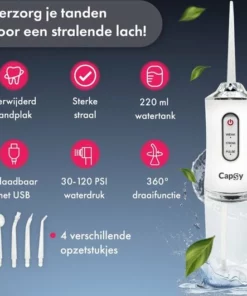 Capsy™ Waterflosser Complete Set - Draadloos Flosapparaat - Elektrische Monddouche -NIVEA Shop 550x531 7