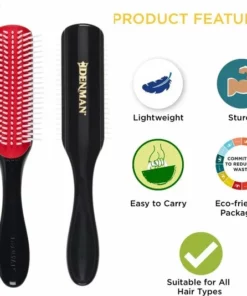 Denman D3 Medium Stylingborstel - Rood -NIVEA Shop 550x534 3