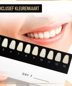 The Million Dollar Smile® Luxe Tandenbleekset - Zonder Peroxide (0%) - Wittere Tanden - 100% Natuurlijk - Tanden Bleken - Tandenblekers - Teeth Whitening Kit - Geen Gevoelige Tanden - Black Friday 2022 -NIVEA Shop 550x535 3