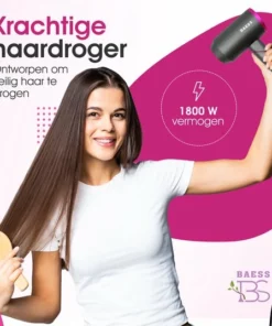 BAESS Föhn Met Diffuser - Haardroger Inklapbaar - Ionische Föhn - 3 Standen - Reis Fohn - Mannen & Vrouwen 17 BAESS Föhn Met Diffuser - Haardroger Inklapbaar - Ionische Föhn - 3 Standen - Reis Fohn - Mannen & Vrouwen -NIVEA Shop 550x537 8