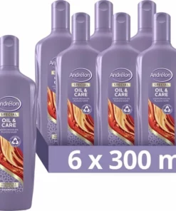 Andrélon Special Oil & Care Shampoo - 6 X 300 Ml - Voordeelverpakking