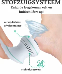 Forgoods Elektrische Eelt Verwijderaar Met Stofzuigsysteem En 6 Vijlschijven - Eeltverwijderaar - USB Oplaadbaar - Krachtigste Motor Op De Markt - Voetvijl - Inclusief Adapter 18W - Model 2022 -NIVEA Shop 550x542 2