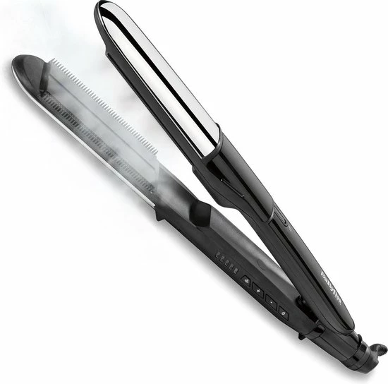 BaByliss Steam Pure Stoomstijltang ST495E - 39mm Platen - Krulfunctie 1 BaByliss Steam Pure Stoomstijltang ST495E - 39mm Platen - Krulfunctie