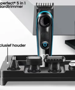 Beeperfect® 5 In 1 Baardtrimmer Voor Mannen - Incl. 5 Opzetstukken - Trimmer - Bodygroomer - Neus En Oor - 0.5-10MM - Gratis Baardkam -NIVEA Shop 550x547 23