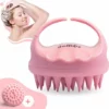 Jollify® Siliconen Haarborstel & Scalp Massager – Hoofdhuid Massage Borstels – Anti Roos Shampoo Borstel & Hoofdhuid Borstel - Roze