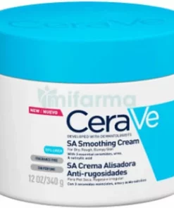 CeraVe - SA Smoothing Cream - Bodycréme - Droge En Ruwe Huid - 340 G