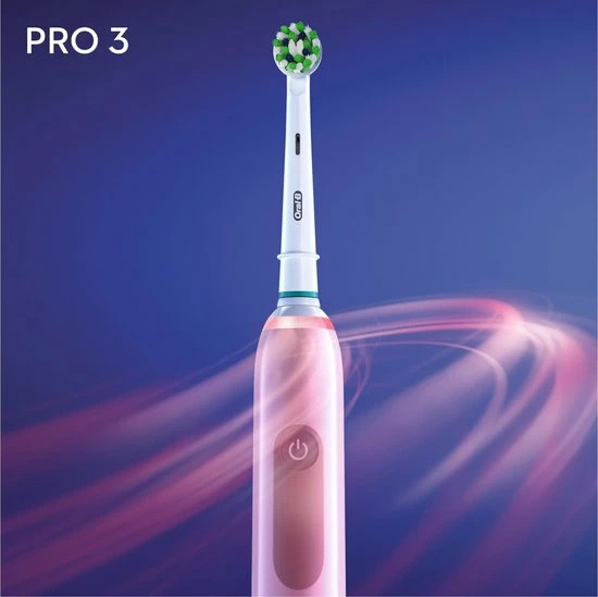 Oral B Oral-B Pro 3 - 3900 - Zwarte En Roze - Elektrische Tandenborstel 13 Oral B Oral-B Pro 3 - 3900 - Zwarte En Roze - Elektrische Tandenborstel - Afbeelding 13