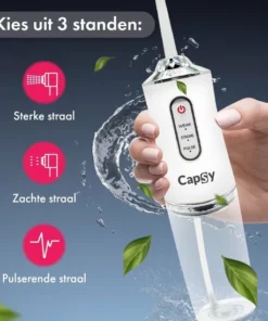 Capsy™ Waterflosser Complete Set - Draadloos Flosapparaat - Elektrische Monddouche -NIVEA Shop 550x549 162