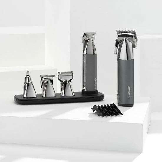 BaBylissMEN BaByliss Super-X Metal Tondeuse E996E - 180 Min Draadloos Gebruik - Incl. USB Oplaadstandaard 8 BaBylissMEN BaByliss Super-X Metal Tondeuse E996E - 180 Min Draadloos Gebruik - Incl. USB Oplaadstandaard - Afbeelding 8