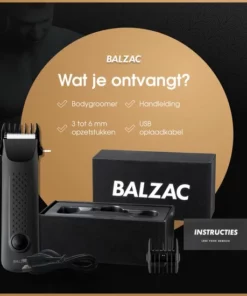 BALZAC™ Trimmer - Bodygroomer Mannen - Manscaped - Waterdicht - Gemaakt Voor Schaamstreek -NIVEA Shop 550x550 1023