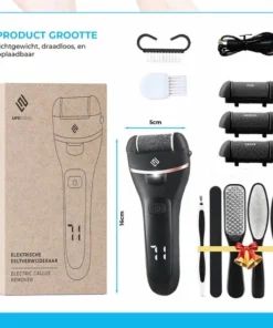 Merkloos Elektrische Eeltverwijderaar INCL. Mani En Pedicure Set - Voetvijl - Eeltvijl - Eelt Verwijderaar -Oplaadbaar -NIVEA Shop 550x550 1066