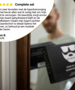 BAØRD Ultieme Baardverzorging Set Inclusief Baardolie – Baardkam - Baardborstel – Baardbalsem – Baardshampoo – Baard Schort – Styler – Schaar - Baardset – Baardgroei - Cadeau Voor Man – Beard Olie - Barber Kit – Geschenk Mannen - Giftset - 11 Delig -NIVEA Shop 550x550 1157