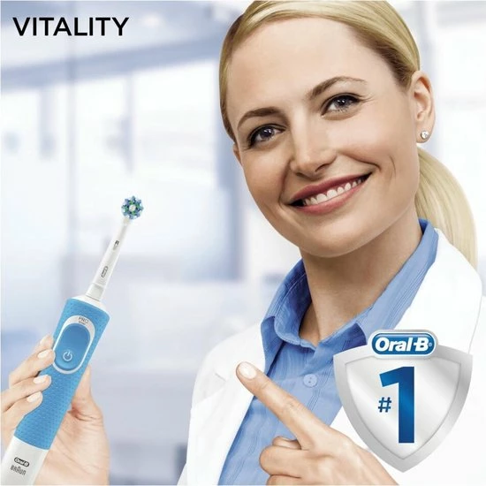 Oral B Oral-B Vitality 100 CrossAction - Blauw - Elektrische Tandenborstel 17 Oral B Oral-B Vitality 100 CrossAction - Blauw - Elektrische Tandenborstel - Afbeelding 17