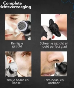 Beeperfect® 5-in-1 Scheerapparaat Mannen - Trimmer - Draadloos Nat En Droog Scheren - 5 Opzetstukken -NIVEA Shop 550x550 1225