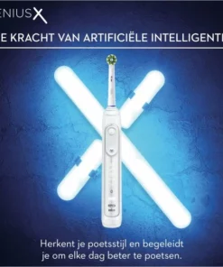 Oral B Oral-B Genius X - Wit - Elektrische Tandenborstel - Ontworpen Door Braun - 1 Handvat En 1 Opzetborstel -NIVEA Shop 550x550 1247