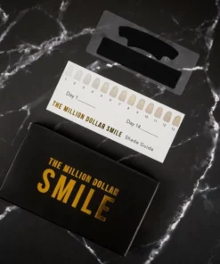 The Million Dollar Smile® - Teeth Whitening Strips - Crest Whitestrips -Tandenbleken - 28 Bleekstrips - 14 Behandelingen - Professionele Tandenbleek Strips - Tandenblekers - Wittere Tanden - Zonder Peroxide - Tanden Bleken - -NIVEA Shop 550x550 1257