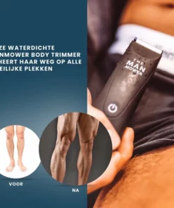 BALZY ManMower 3.0 - Trimmer - Scheerapparaat - Haartrimmer - Bodygroomer - SafeShave Technologie - Waterdicht - Veilig Scheren - Oplaadbaar -NIVEA Shop 550x550 1383