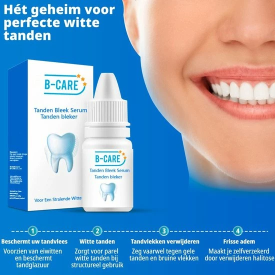 B-care Tanden Bleker – Wittere Tanden – Teeth Whitening Strips – Professioneel Resultaat - Tandsteen Verwijderaar - Zonder Peroxide - Tandenbleekset - Tanden Bleken - Black Friday – Sinterklaas – Schoencadeautjes Sinterklaas 9 B-care Tanden Bleker – Wittere Tanden – Teeth Whitening Strips – Professioneel Resultaat - Tandsteen Verwijderaar - Zonder Peroxide - Tandenbleekset - Tanden Bleken - Black Friday – Sinterklaas – Schoencadeautjes Sinterklaas - Afbeelding 9