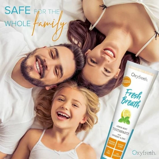 Oxyfresh Lemon Mint Tandpasta - 150 Ml 3 Oxyfresh Lemon Mint Tandpasta - 150 Ml - Afbeelding 3