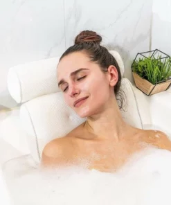LOUZIR Luxe Home Spa Badkussen Met Zuignappen – Voor In Bad Of De Jacuzzi - Nekkussen Bad Anti Slip – Ideaal Cadeau - Hoofdsteun Kussen Met Antislip – Ideale Ontspanning Voor Hoofd En Nek -NIVEA Shop 550x550 1513