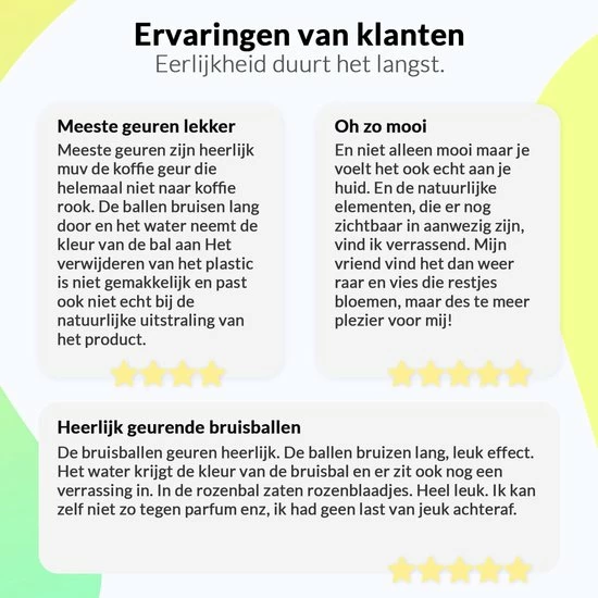 SensaHome 100% Natuurlijke Bruisballen Voor In Bad - Handmade Bath Bombs - Giftset 8 SensaHome 100% Natuurlijke Bruisballen Voor In Bad - Handmade Bath Bombs - Giftset - Afbeelding 8