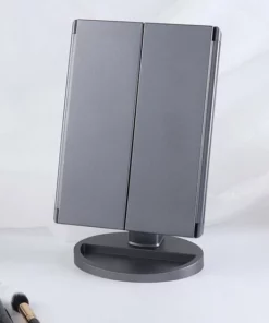 Make-up Spiegel Met LED Verlichting - Vergrootspiegel - Cosmetica/ Visagie Spiegel - 22 LED's - Draaibaar - USB & Batterij - Rheme -NIVEA Shop 550x550 1546