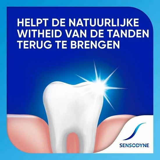 Sensodyne Gentle Whitening Tandpasta Voor Gevoelige Tanden 2x 75 Ml 5 Sensodyne Gentle Whitening Tandpasta Voor Gevoelige Tanden 2x 75 Ml - Afbeelding 5