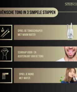 SolidStock Professionele Tongschraper Voor Mondverzorging - 4 Delige Tongreiniger - Ayurveda - RVS -NIVEA Shop 550x550 1572