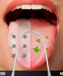 SolidStock Professionele Tongschraper Voor Mondverzorging - 4 Delige Tongreiniger - Ayurveda - RVS -NIVEA Shop 550x550 1576