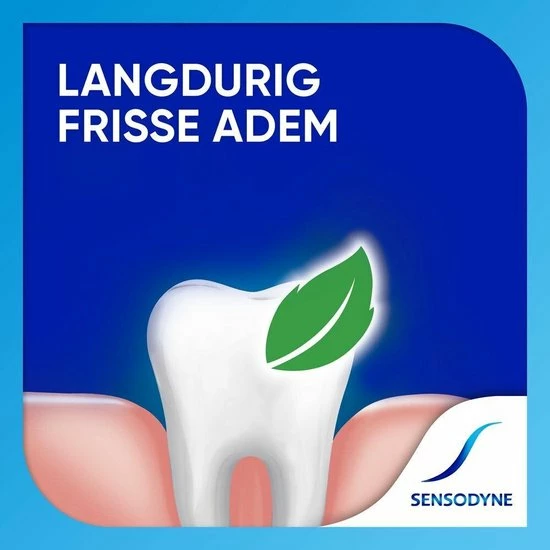 Sensodyne Freshmint Tandpasta Voor Gevoelige Tanden 2x 75 Ml 4 Sensodyne Freshmint Tandpasta Voor Gevoelige Tanden 2x 75 Ml - Afbeelding 4