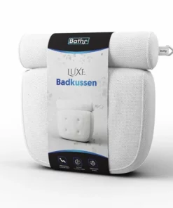 Bathr Luxe Waterdicht Badkussen Met Zuignappen - Ergonomische Nekkussen Voor In Bad - Antislip - Wit -NIVEA Shop 550x550 1597