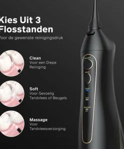 Bintoi® ISonic Black Series F600 - Waterflosser - Flosapparaten - Monddouche -NIVEA Shop 550x550 1604
