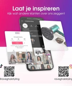 Föhn Met Diffuser Krullen Ionische Haardroger Haarföhn Krullen - Meerdere Kleuren - RAVEG -NIVEA Shop 550x550 1625