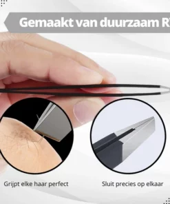 AdroitGoods Pincet Epileer - Slanted - RVS - Professioneel -NIVEA Shop 550x550 1645