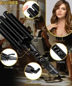 Toivo Wafeltang PRO Care+ - Incl. Opbergtas - Tri-Blade Technologie – 25MM - Golvenkrultang – Wave Krultang – Waver -NIVEA Shop 550x550 1660