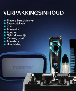 Trazory® Trimmer & Scheerapparaat Voor Mannen – Trimmerset Met Baardtrimmer, Bodygroomer & Precisietrimmer - Reisetui -NIVEA Shop 550x550 1731