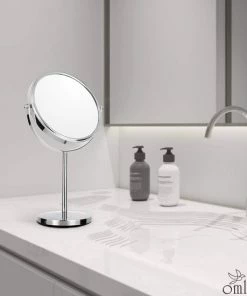 Omliox Make Up En Scheer Spiegel - Metalen Ronde Standspiegel - 10x Vergroting - Ø19cm -NIVEA Shop 550x550 1752