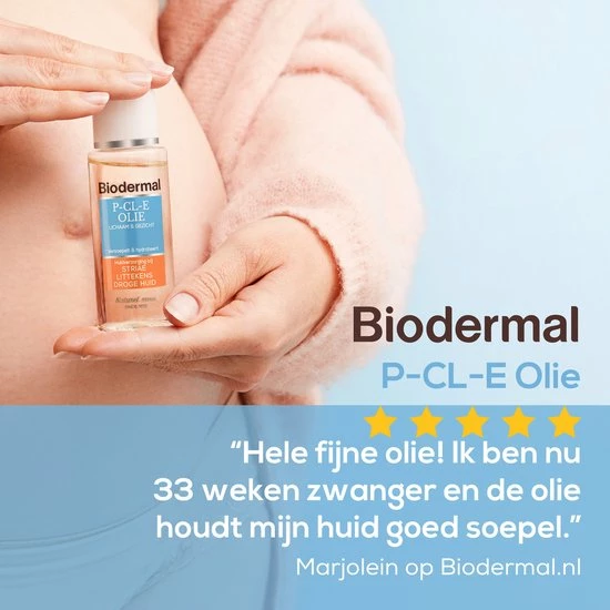 Biodermal P-CL-E Olie - Huidolie - Huidverzorging Voor Striae, Littekens En Droge Huid - Huidolie 75 Ml 5 Biodermal P-CL-E Olie - Huidolie - Huidverzorging Voor Striae, Littekens En Droge Huid - Huidolie 75 Ml - Afbeelding 5