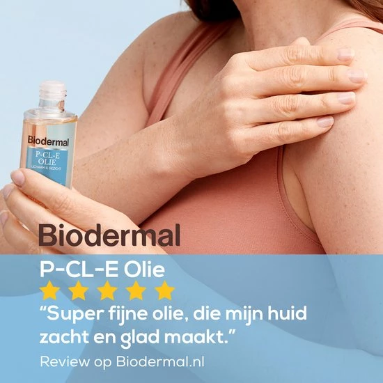 Biodermal P-CL-E Olie - Huidolie - Huidverzorging Voor Striae, Littekens En Droge Huid - Huidolie 75 Ml 6 Biodermal P-CL-E Olie - Huidolie - Huidverzorging Voor Striae, Littekens En Droge Huid - Huidolie 75 Ml - Afbeelding 6