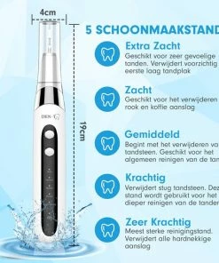 DEN-T® PRO U500 - Elektrische Sonische Tandsteen Verwijderaar - Wit -NIVEA Shop 550x550 1788