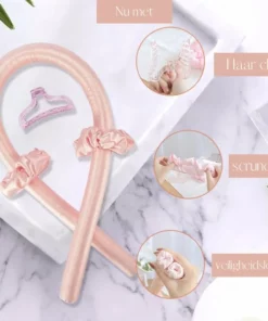 Heatless Curls- Heatless Hair Curls- Haarrollers- Krullen Zonder Hitte-persoonlijke Verzorging- Heatless Curls Met Scrunchies En Haarclip-roze -NIVEA Shop 550x550 214
