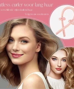 Heatless Curls- Heatless Hair Curls- Haarrollers- Krullen Zonder Hitte-persoonlijke Verzorging- Heatless Curls Met Scrunchies En Haarclip-roze -NIVEA Shop 550x550 215