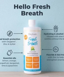 Oxyfresh Power Rinse Mondwater - Lemon-Mint - 473 Ml -NIVEA Shop 550x550 235