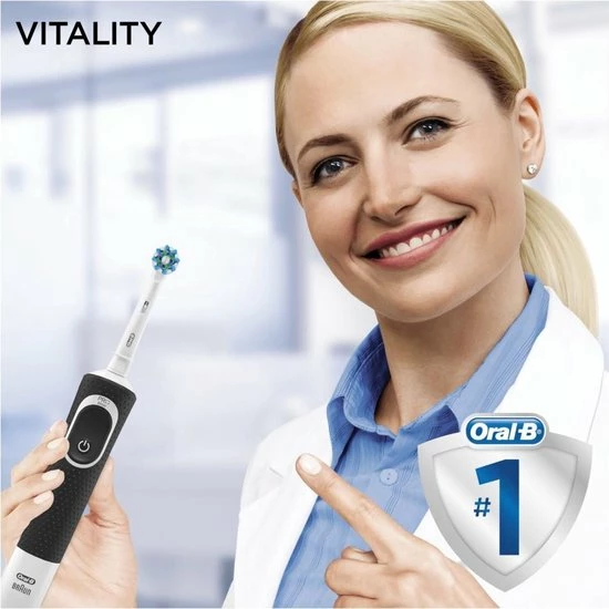 Oral B Oral-B Vitality 100 CrossAction Zwart - Elektrische Tandenborstel 13 Oral B Oral-B Vitality 100 CrossAction Zwart - Elektrische Tandenborstel - Afbeelding 13