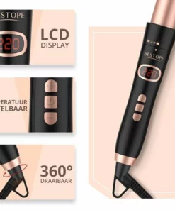 Bestope 6 In 1 Krultang Met Opzetstukken - Keramisch - Haarkruller - 13 Tot 32mm - Rosé Goud -NIVEA Shop 550x550 318