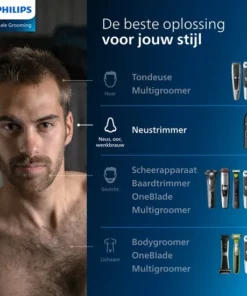 Philips Series 5000 NT5650/16 - Neus-, Oor-, Wenkbrauwen Detailtrimmer -NIVEA Shop 550x550 356