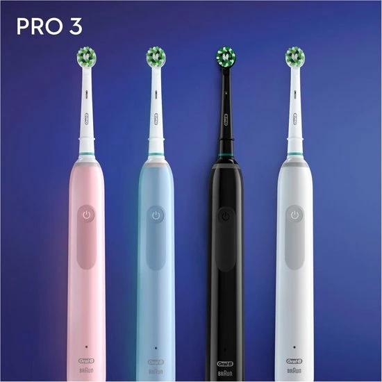 Oral B Oral-B Pro 3 - 3900 - Zwarte En Roze - Elektrische Tandenborstel 10 Oral B Oral-B Pro 3 - 3900 - Zwarte En Roze - Elektrische Tandenborstel - Afbeelding 10