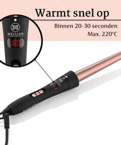 Mellian Wafeltang - 3-delige Krultang - Inclusief 2 Extra Opzetstukken -NIVEA Shop 550x550 380