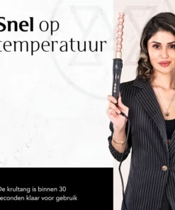 Mellian 6 In 1 Krultang Met Opzetstukken - Rosé Goud - 13 Tot 32mm -NIVEA Shop 550x550 397