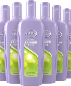 Andrélon Classic Langer Fris Shampoo - 6 X 300 Ml - Voordeelverpakking -NIVEA Shop 550x550 430